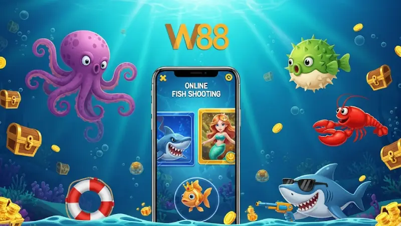 Trải nghiệm cực đỉnh với bắn cá đổi thưởng W88 hấp dẫn Trải nghiệm cực đỉnh với bắn cá đổi thưởng W88 hấp dẫn